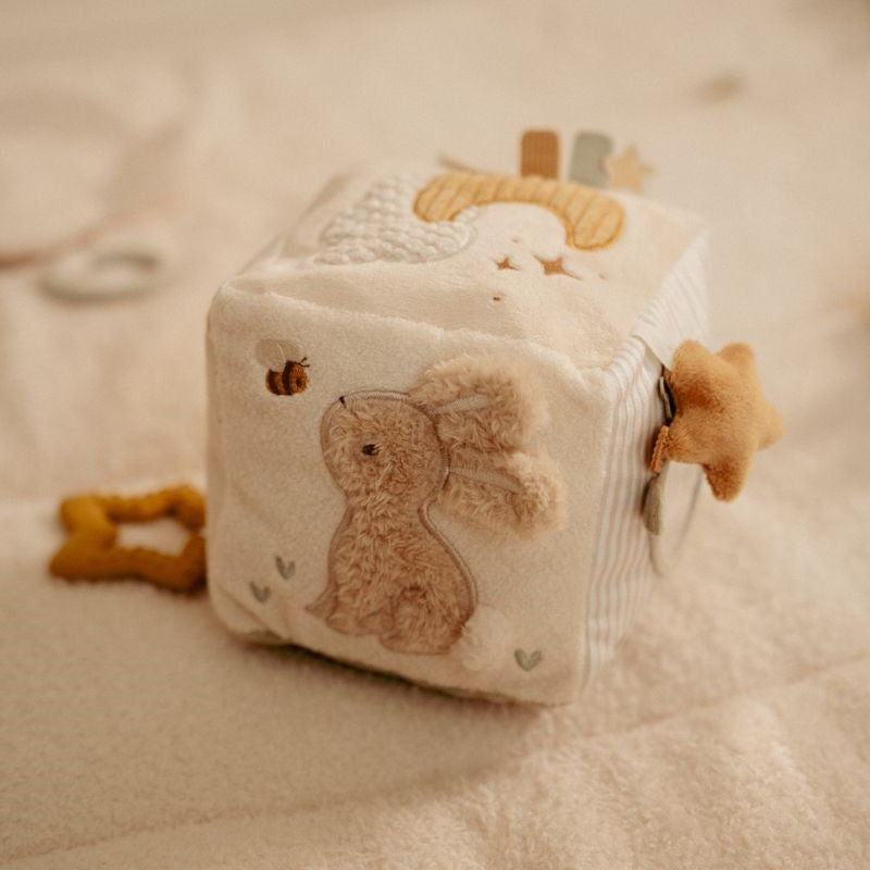 Cubo blando de actividades Little Dutch - Newborn Natur