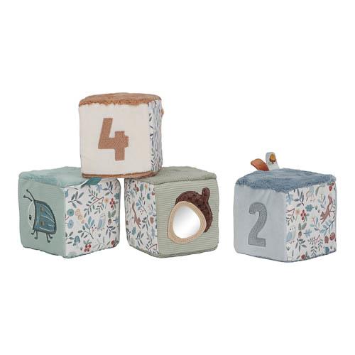 Cubos blandos apilables Little Dutch - Forest Friends