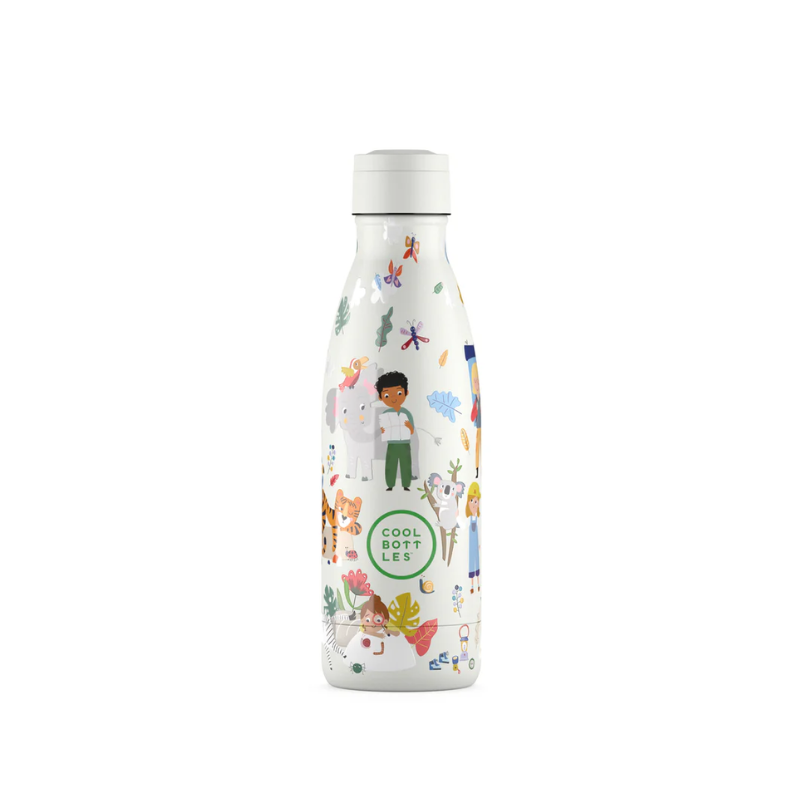 Botella acero inoxidable térmica 350ml Cool Bottles Curious Explorers