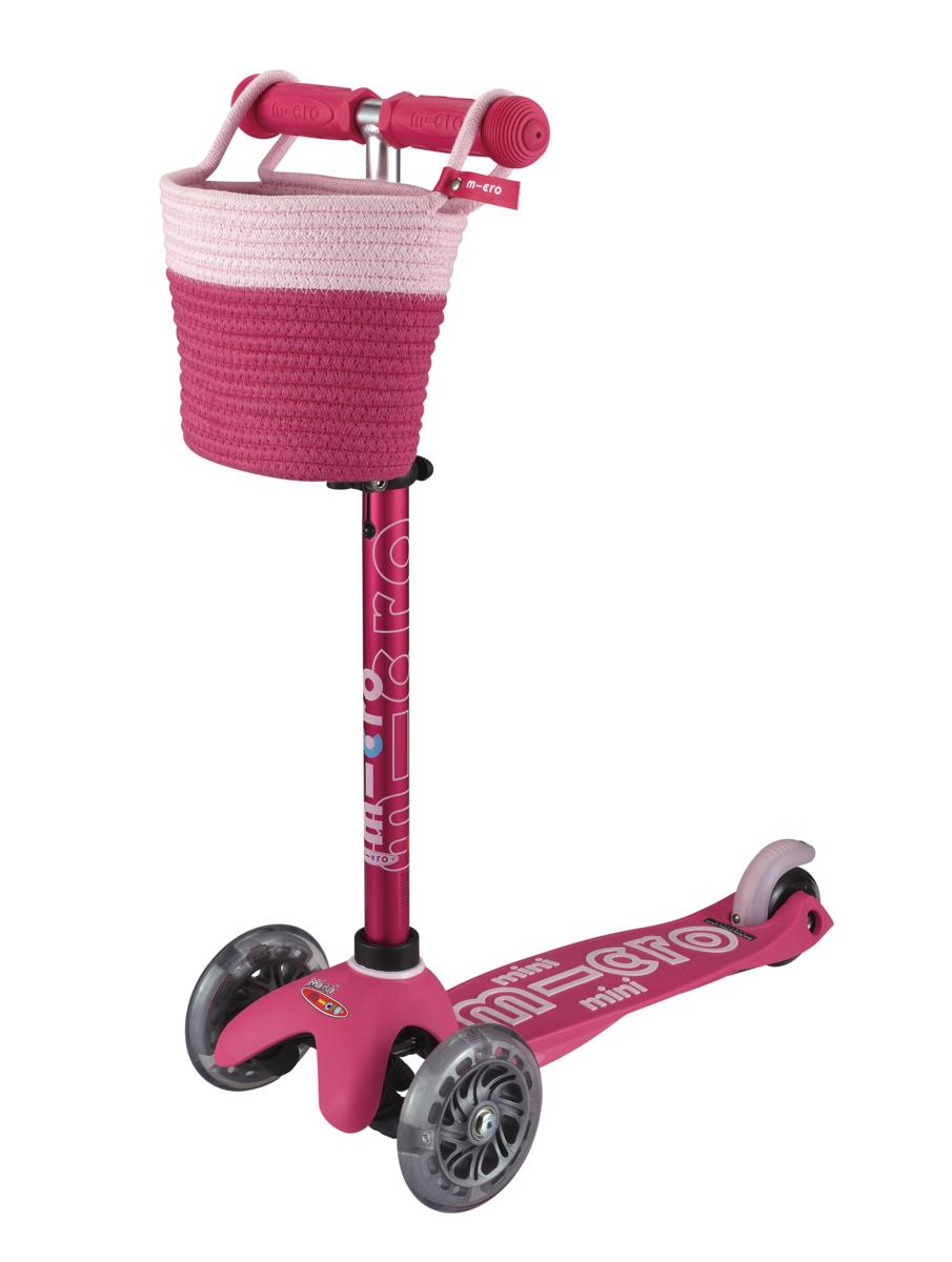 Cesta para patinete Micro Rosa