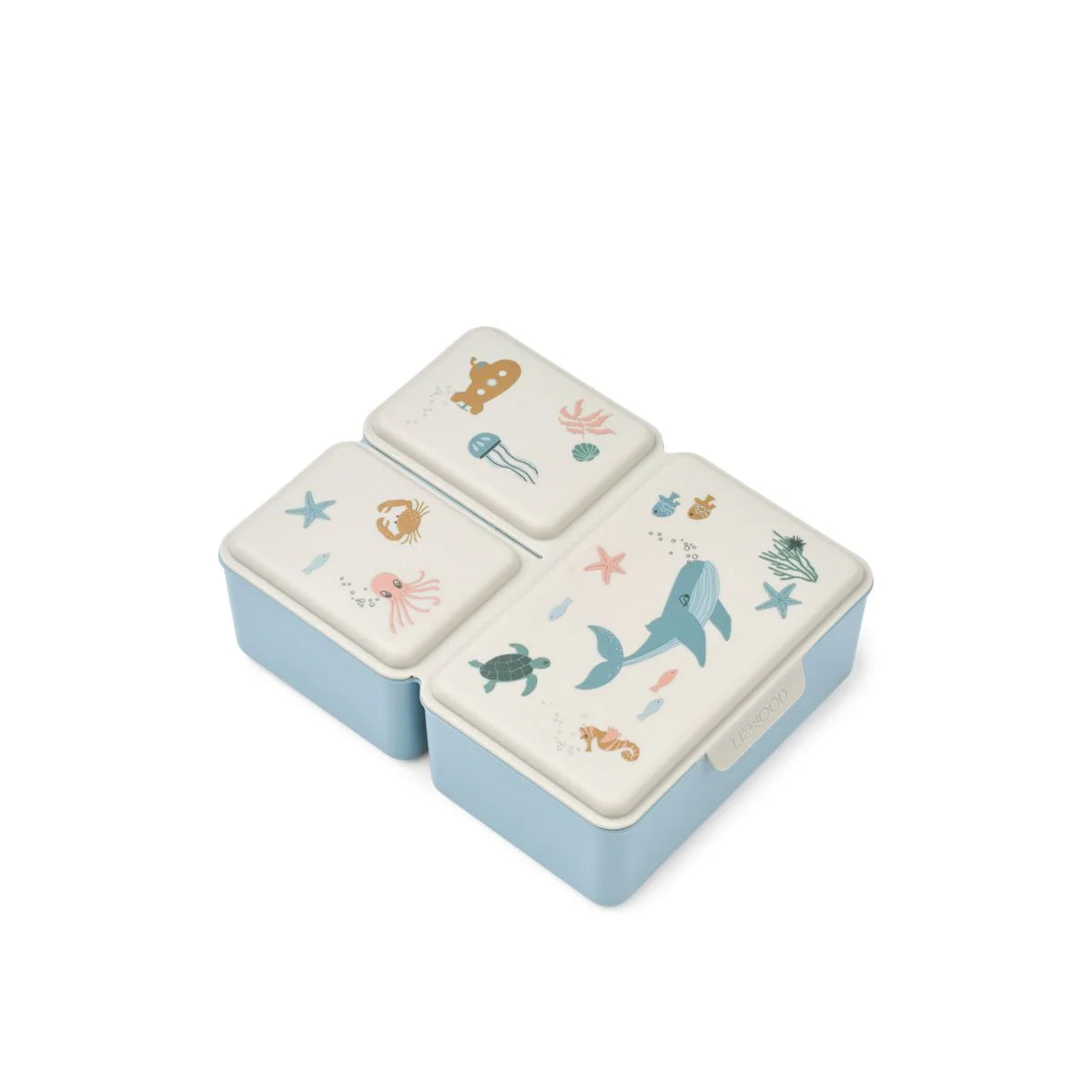 Caja de almuerzo Driss Liewood - Sea creature / Sandy