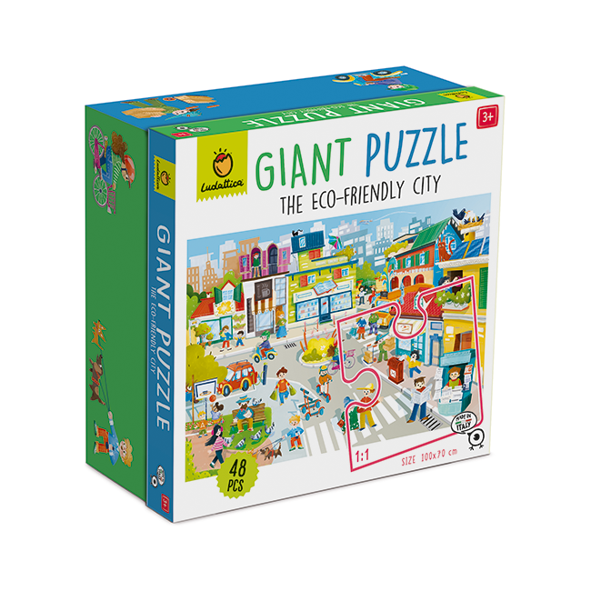 Giant Puzzle: La Ciudad Eco-Friendly Ludattica