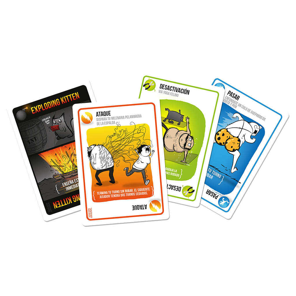 Juego de cartas Exploding Kittens