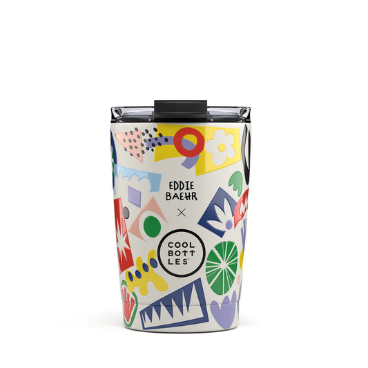 Vaso de Acero Inoxidable 330ml Cool Bottles XCLUSIVE - Eddie Baehr - Electric Garden
