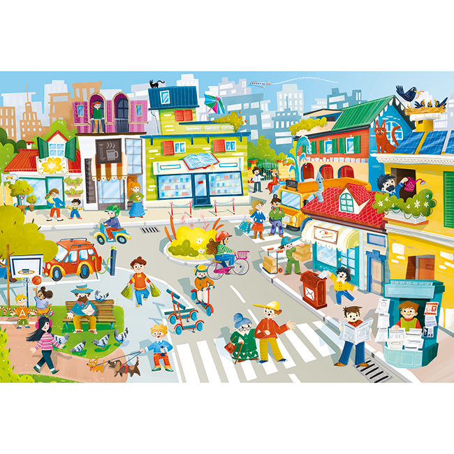 Giant Puzzle: La Ciudad Eco-Friendly Ludattica