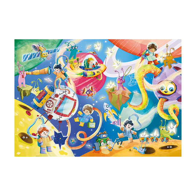 Giant Puzzle: En el espacio Ludattica