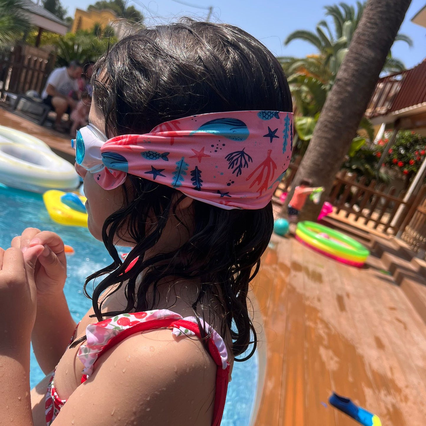 Gafas de Natación con turbante Fun Water - Infantil Ballenas