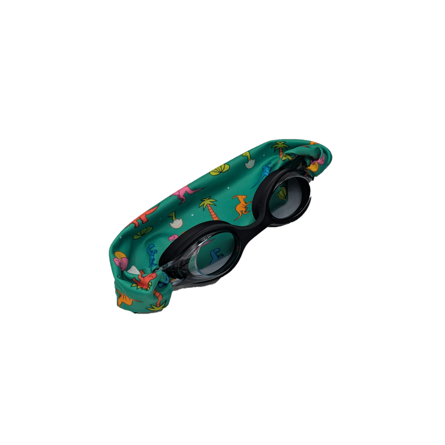 Gafas de Natación con turbante Fun Water - Infantil Negro / Dinos