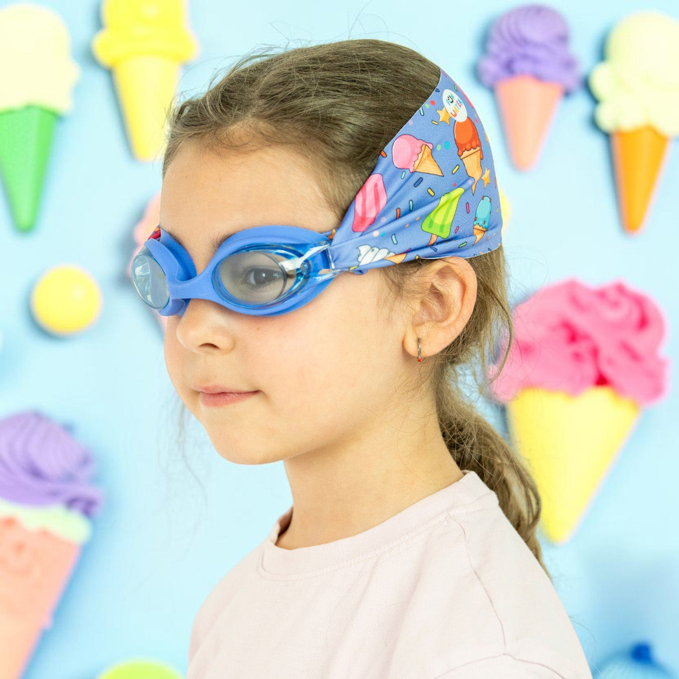 Gafas de Natación con turbante Fun Water - Infantil Helados