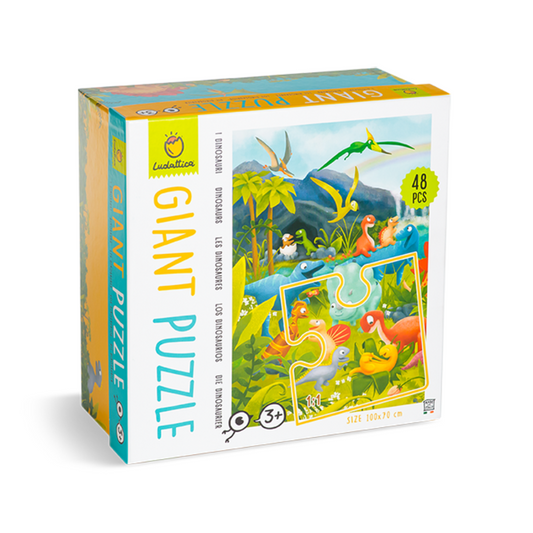 Giant Puzzle: Los dinosuarios Ludattica