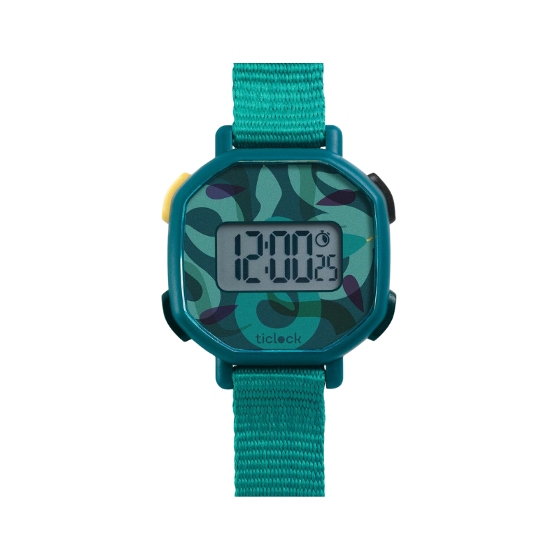 Reloj digital Ticlock Green Snakes