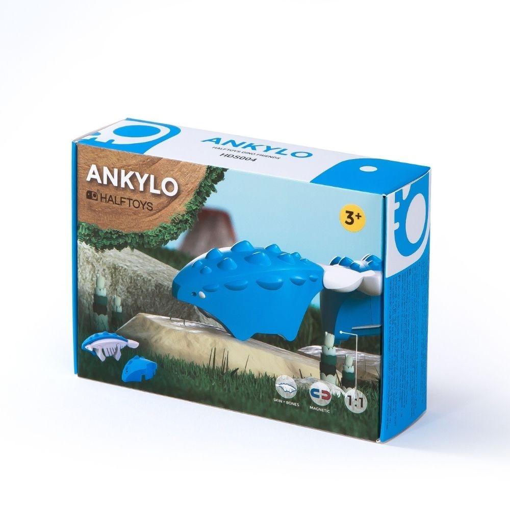 Puzzle 3D imantado Halftoys - Dino Ankylosaurus