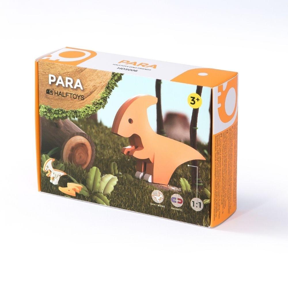 Puzzle 3D imantado Halftoys - Dino Parasaurus