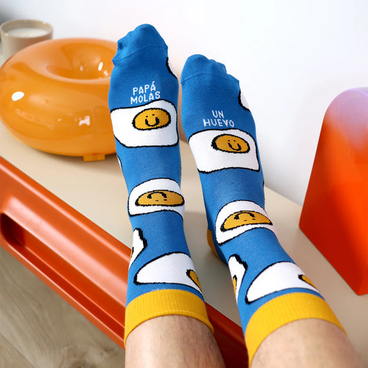 Calcetines "Papá molas un huevo"