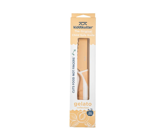 Cuchillo de aprendizaje KiddiKutter Iced Apricot