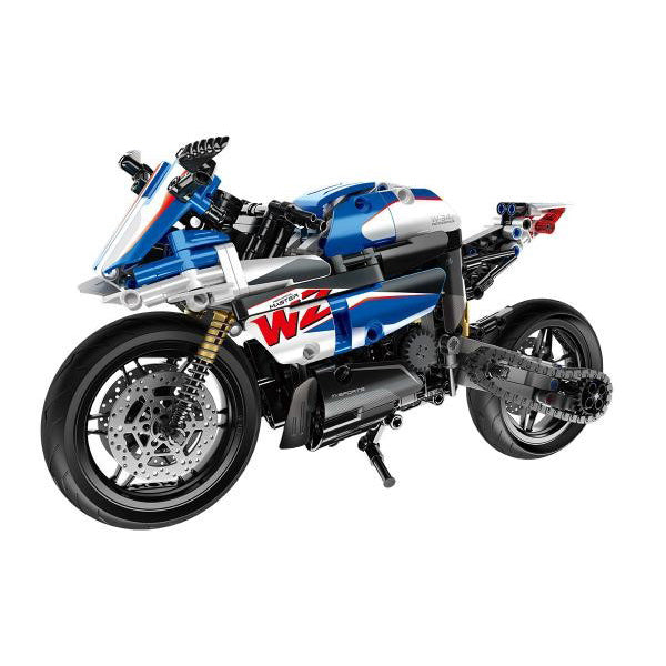 Set de construcción Motocicleta azul - 542 piezas iMMaster