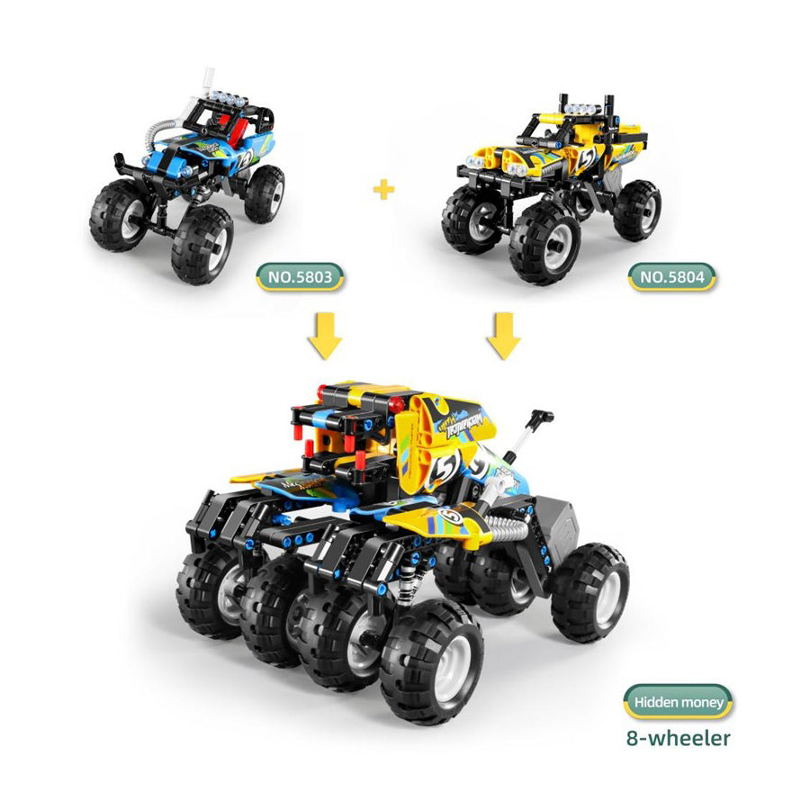 Set de construcción Todoterreno 4x4 amarillo - 199 piezas iMMaster