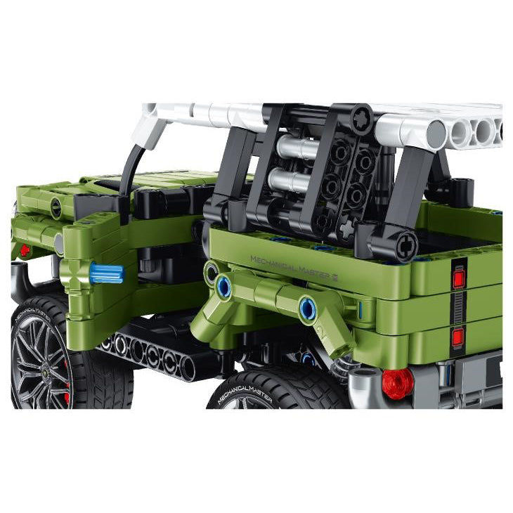 Set de construcción Todoterreno 4x4 verde - 474 piezas iMMaster