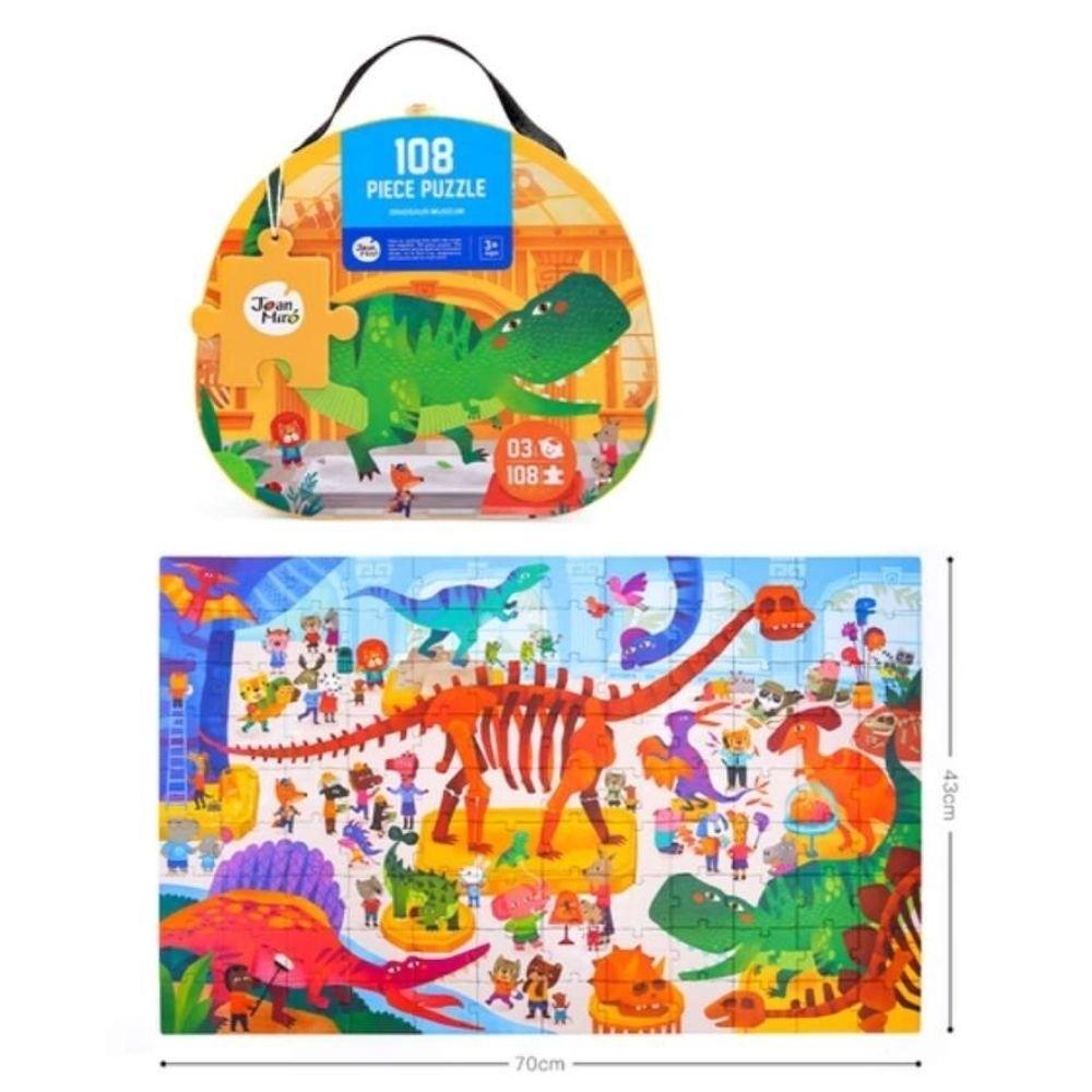 Maletín Puzzle 108 piezas JARMELO - Dinos