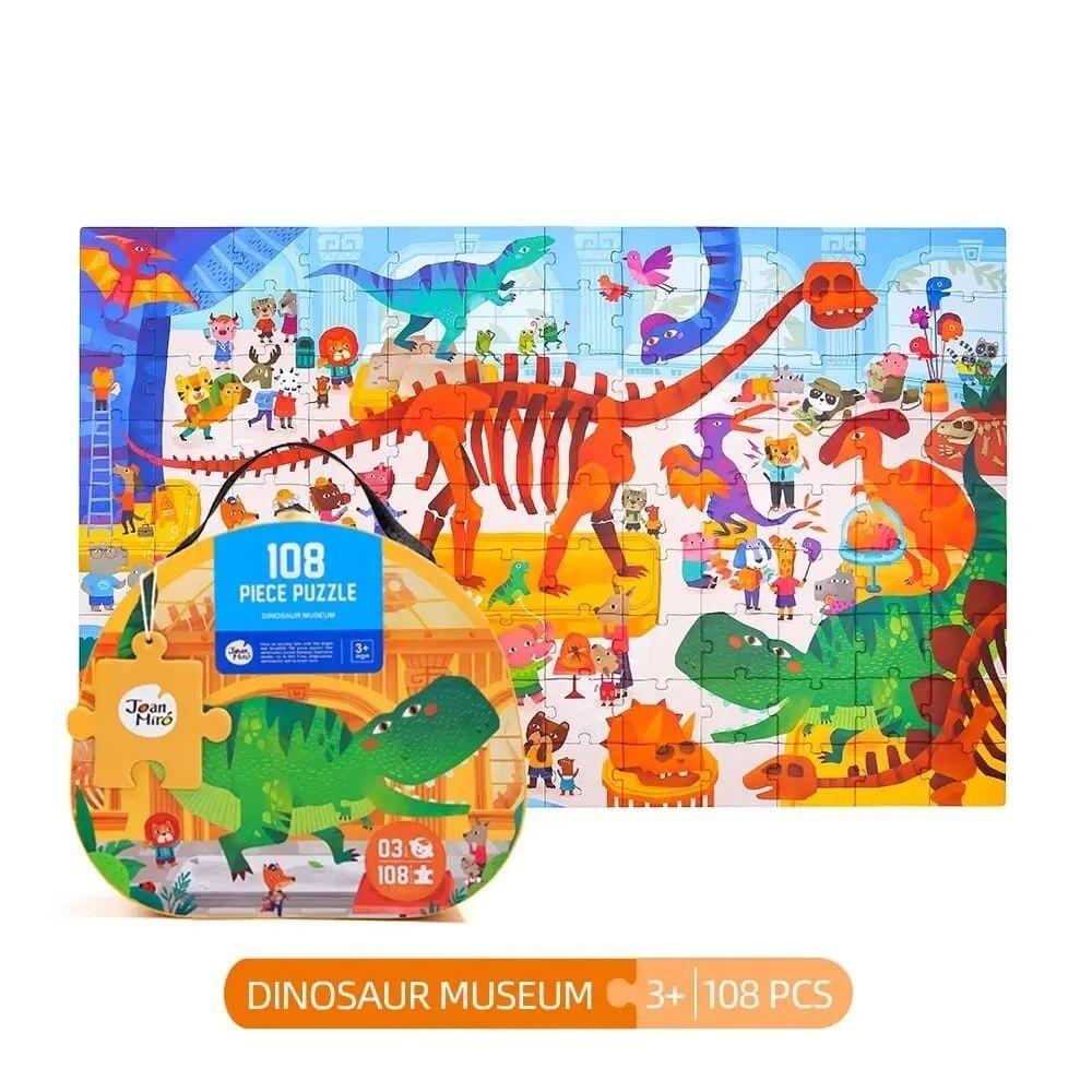 Maletín Puzzle 108 piezas JARMELO - Dinos