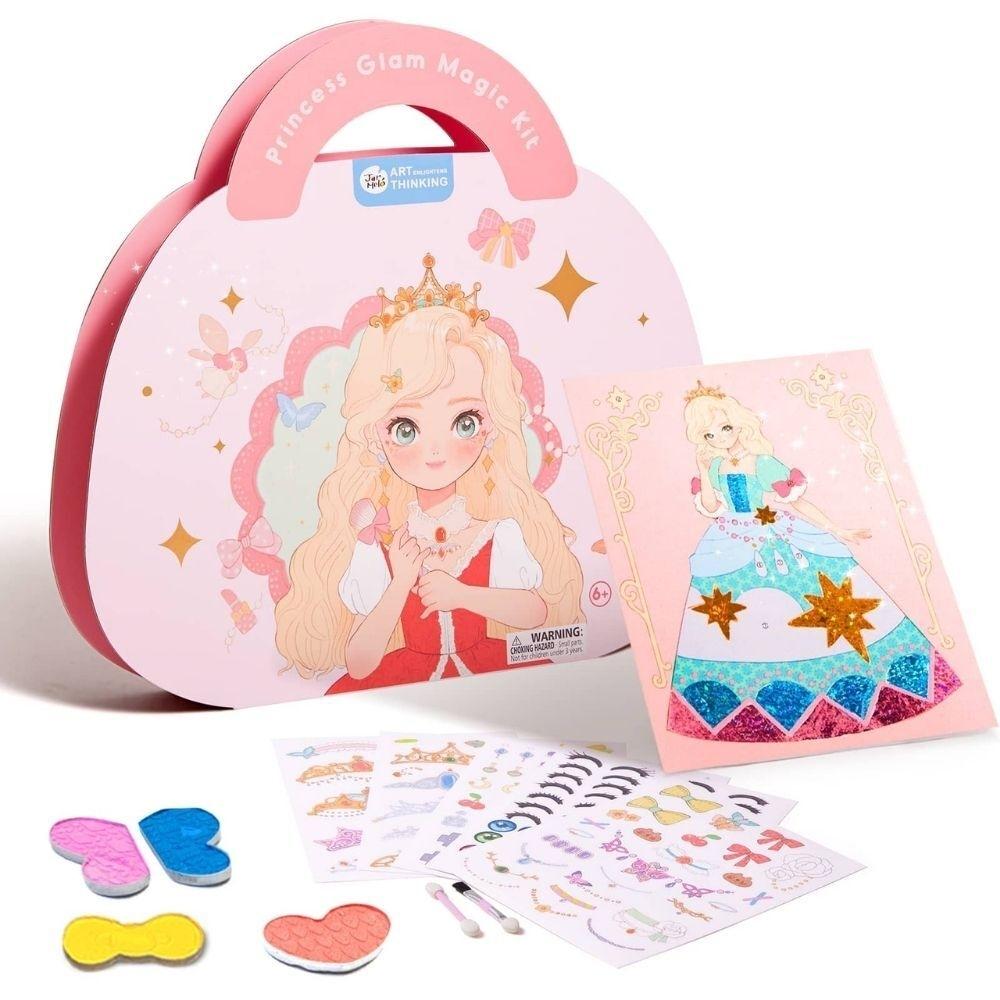 Kit creativo 4 en1 maquillaje y manualidades Jar Meló - PRINCESS GLAM