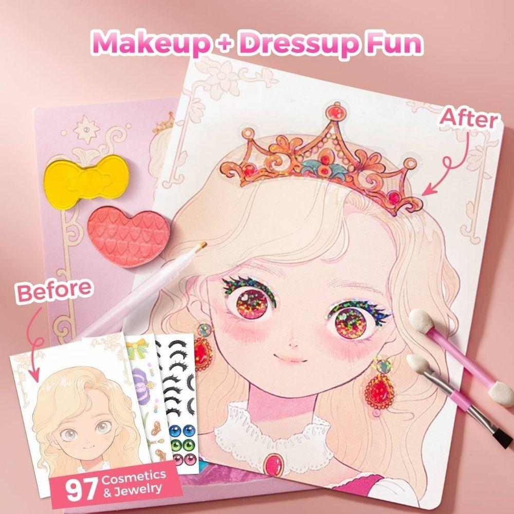 Kit creativo 4 en1 maquillaje y manualidades Jar Meló - PRINCESS GLAM