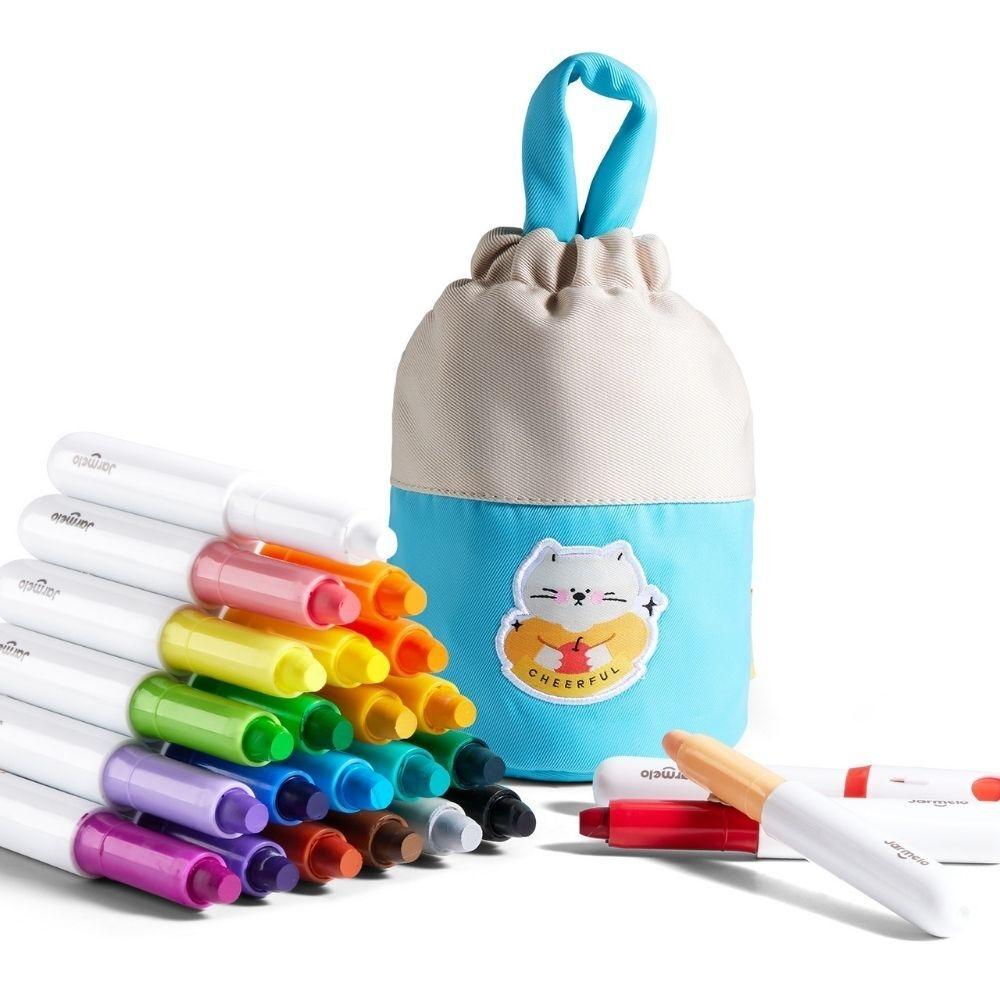 Crayones lavables ultra suaves 24 unidades Jar Meló