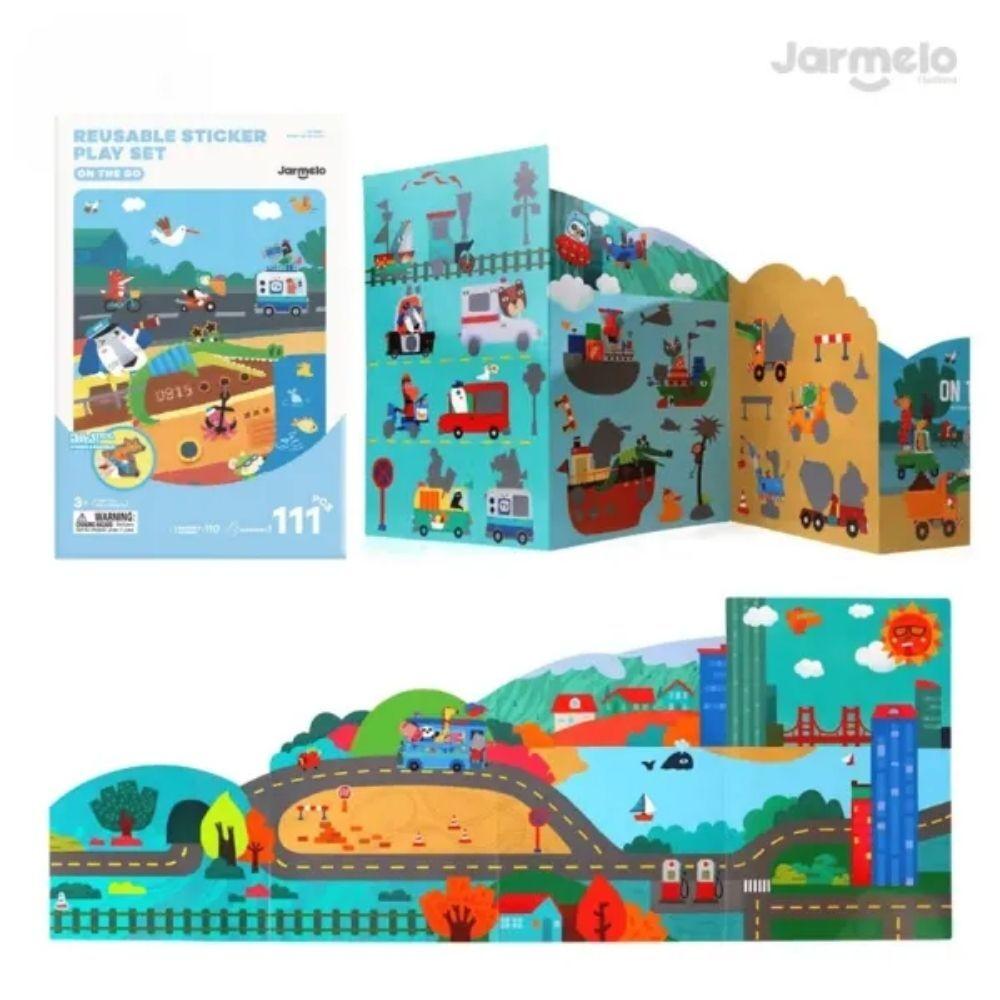 Libro Pegatinas Reutilizables JARMELO - On The Go