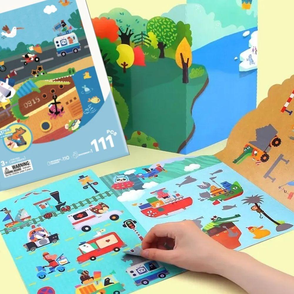 Libro Pegatinas Reutilizables JARMELO - On The Go