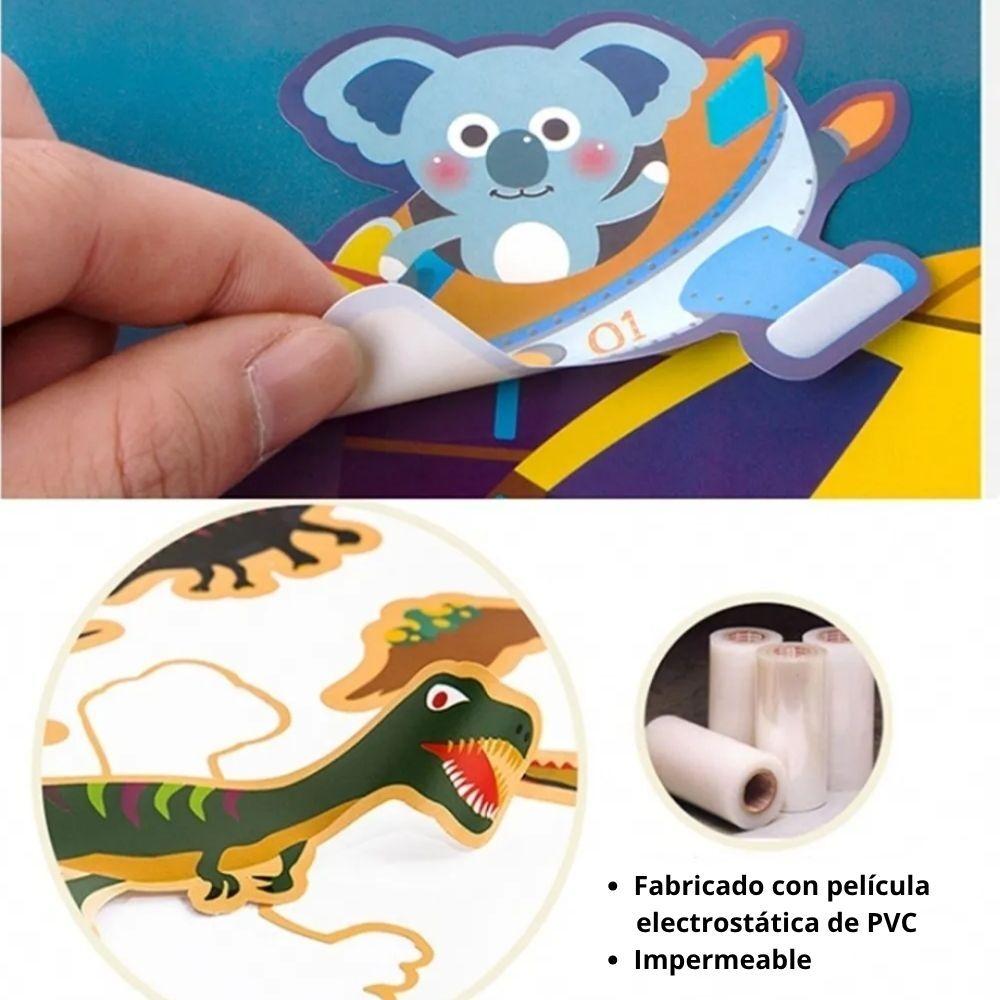Libro Pegatinas Reutilizables JARMELO - On The Go
