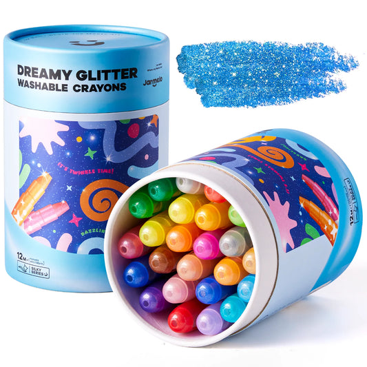 Crayones lavables suaves 24 unidades Jar Meló - DREAMY GLITTER