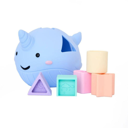 Clasificador de formas Jellystone - Narval Pastel