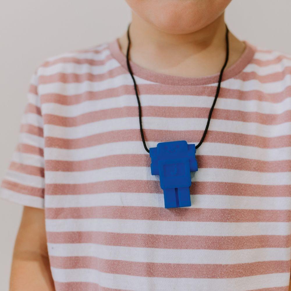 Colgante mordedor Jellystone - Robot Azul