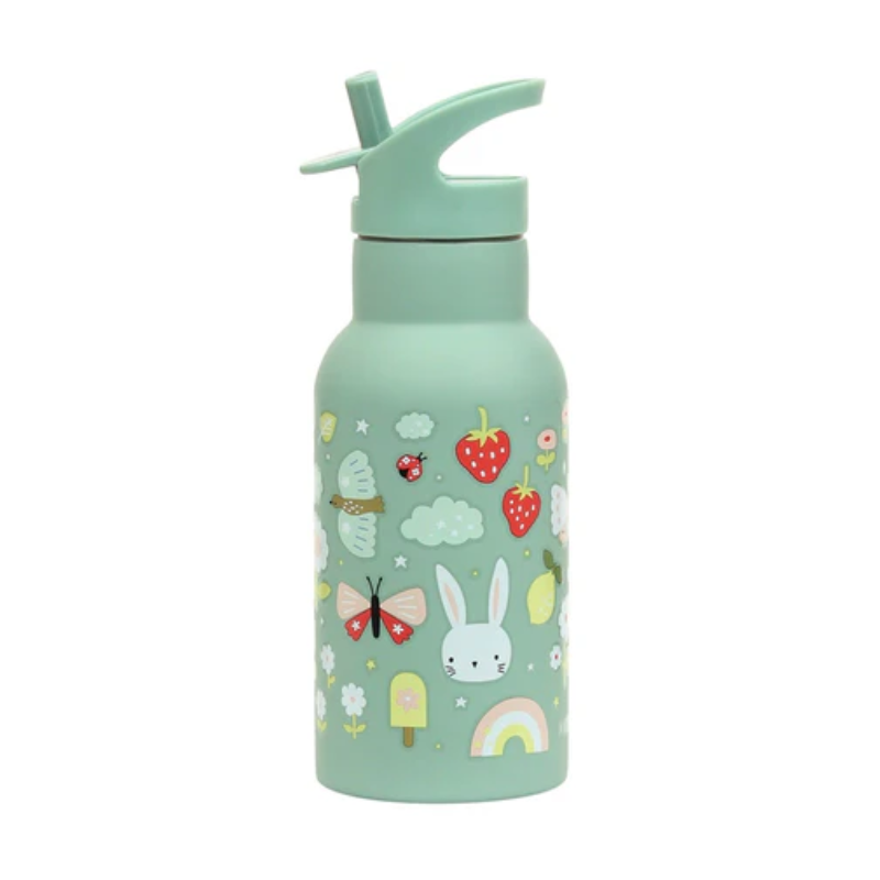 Botella acero inoxidable con pajita 350ml A Little Lovely Company Joy