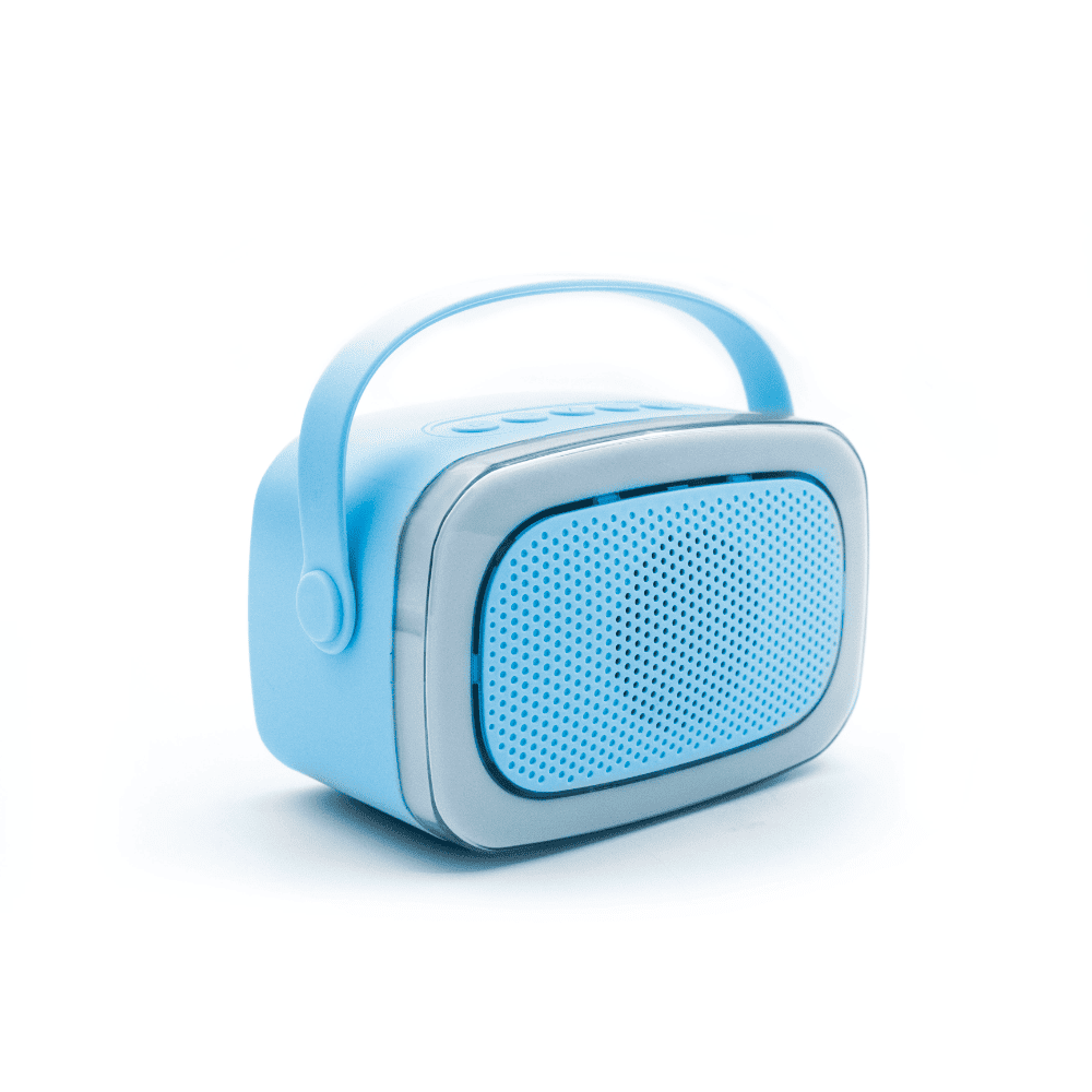 Karaoke con luz y 2 micrófonos - Lalarma Azul