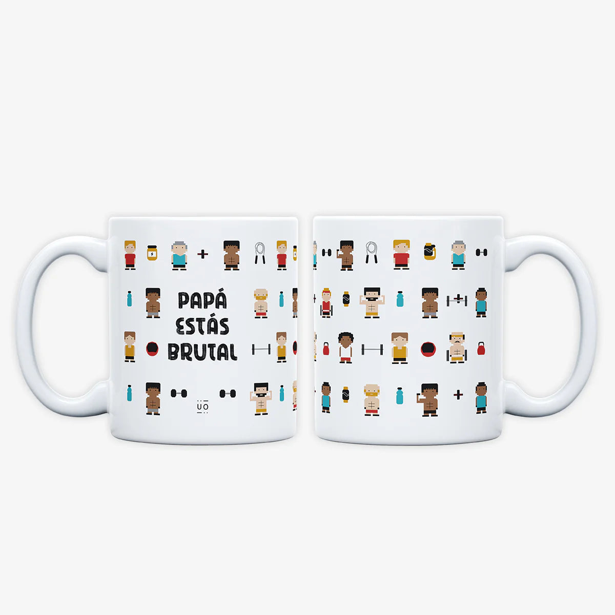 Kit Taza + Calcetines "Papá estás brutal"