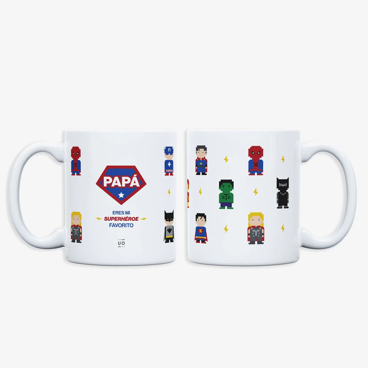 Kit Taza + Calcetines "Papá, eres mi superhéroe favorito"