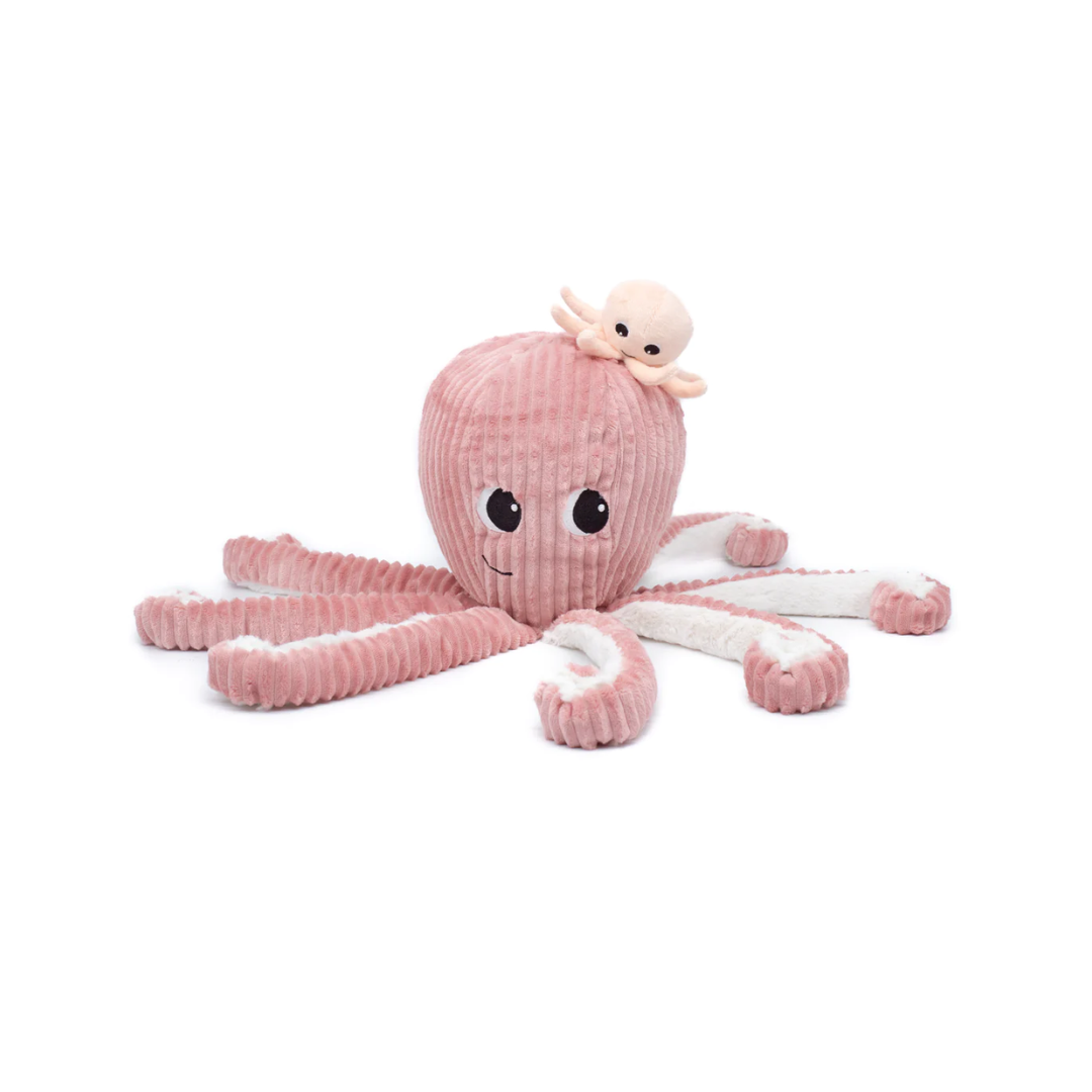 Peluche Pulpo Rosa Les Delingos