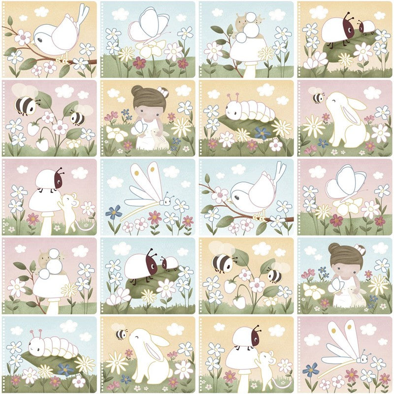 Libro Mágico de colorear Little Dutch - Rosa's Garden