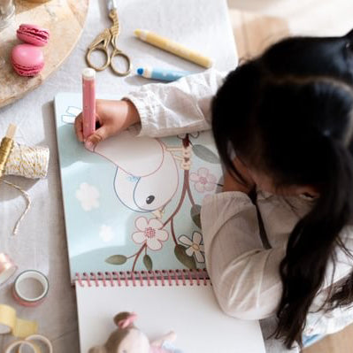 Libro Mágico de colorear Little Dutch - Rosa's Garden