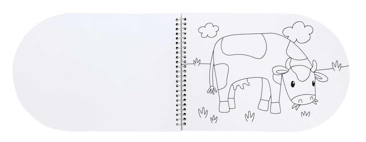 Libro Acuarelas Colorear pequeña Granja Little Dutch