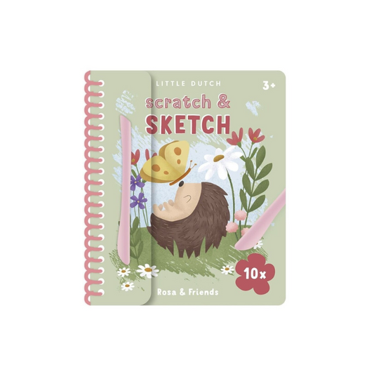 Libro de Rascar Rosa & Friends Little Dutch