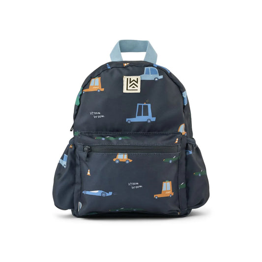 Mochila infantil Andreas Liewood - Cars / Classic navy