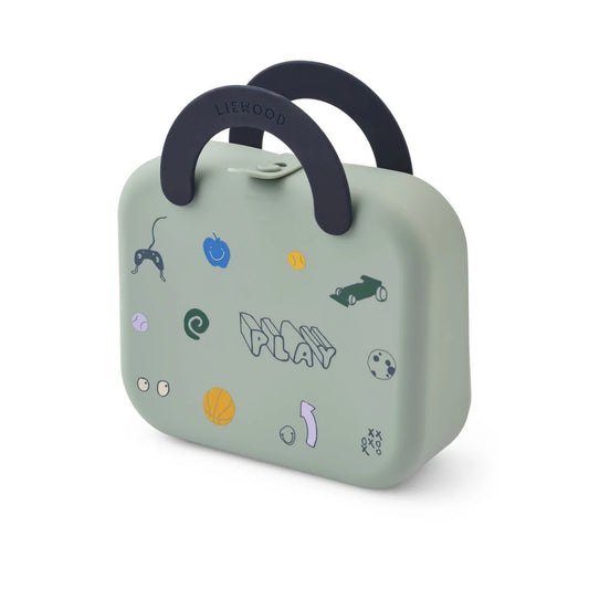 Fiambrera de silicona Elara Liewood - Play / Dusty Peppermint