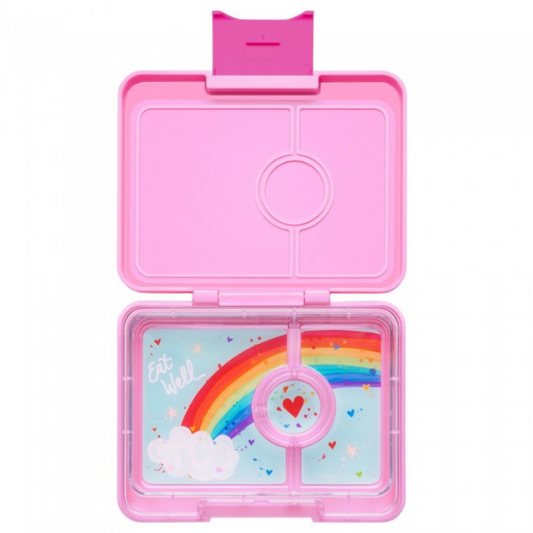 Fiambrera Yumbox Snack Rainbow Power Pink