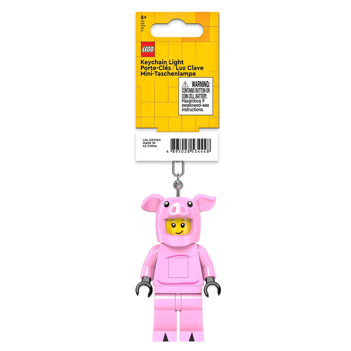 Llavero con linterna LEGO® – Cerdo.