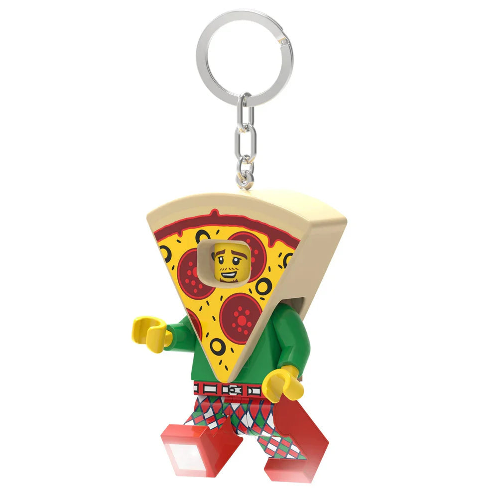 Llavero con linterna LEGO® – Pizza.