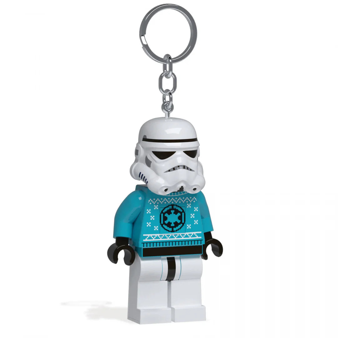 Llavero con linterna LEGO® - Stormtrooper™ Navideño de Star Wars™.