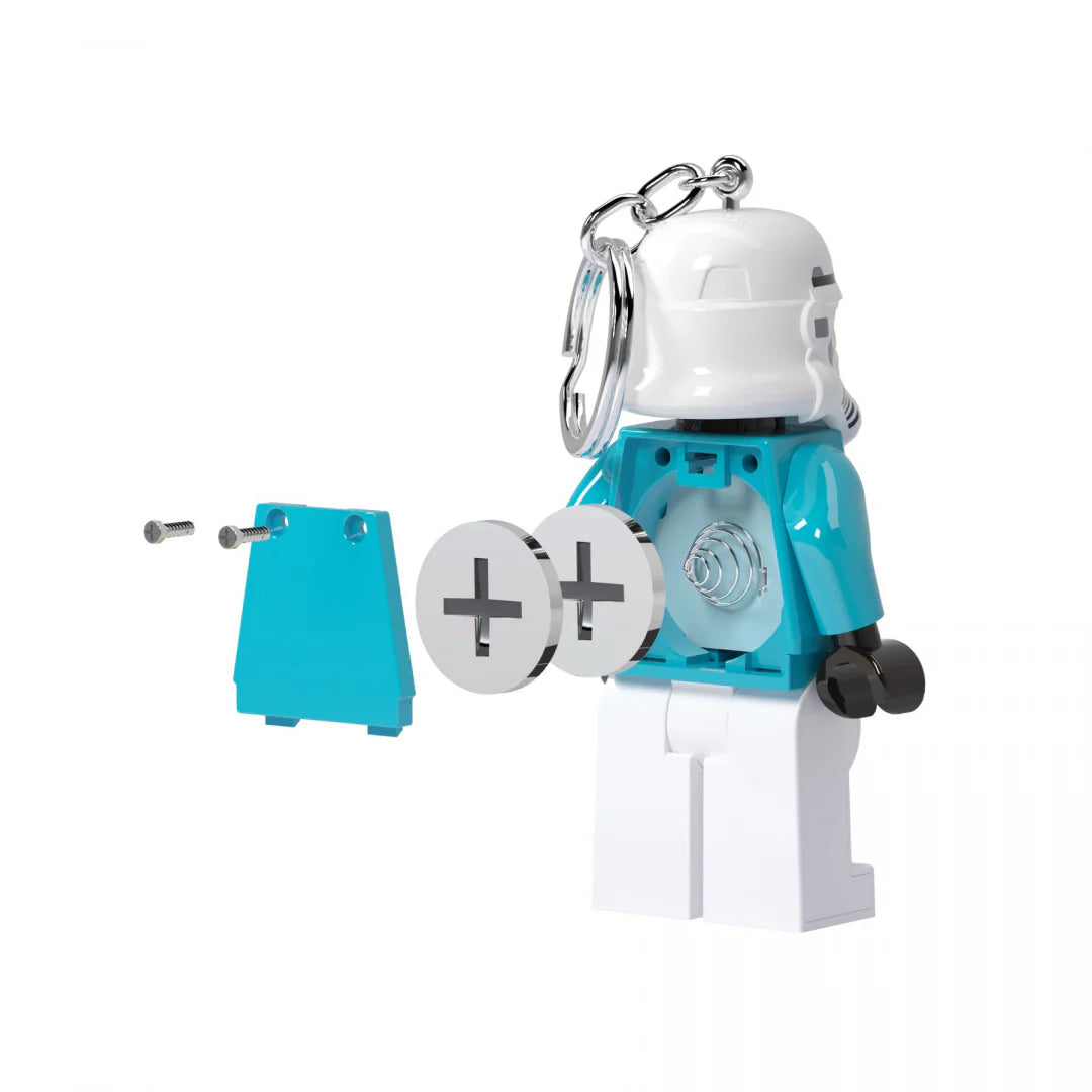 Llavero con linterna LEGO® - Stormtrooper™ Navideño de Star Wars™.