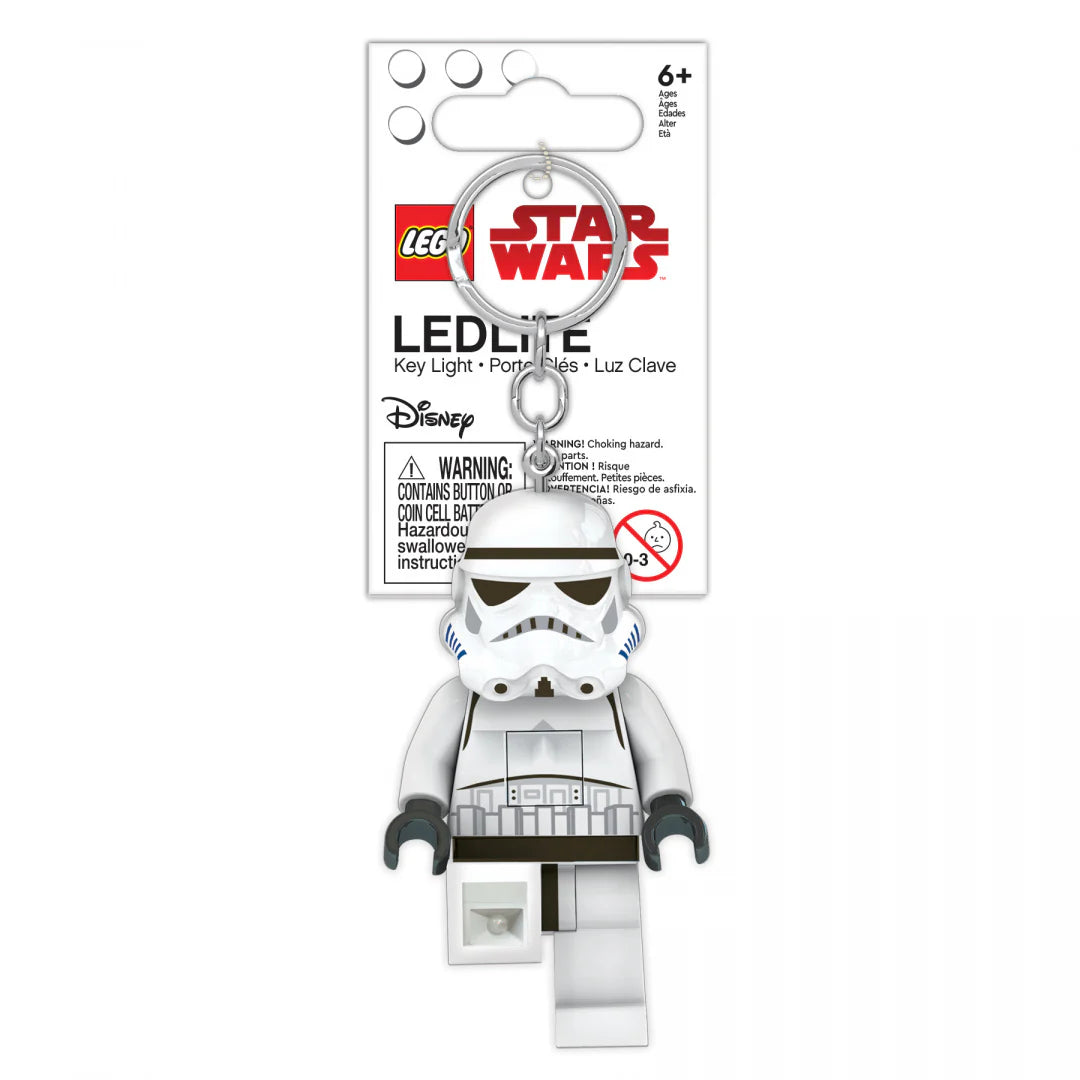 Llavero con linterna LEGO® – Stormtrooper de Star Wars™.